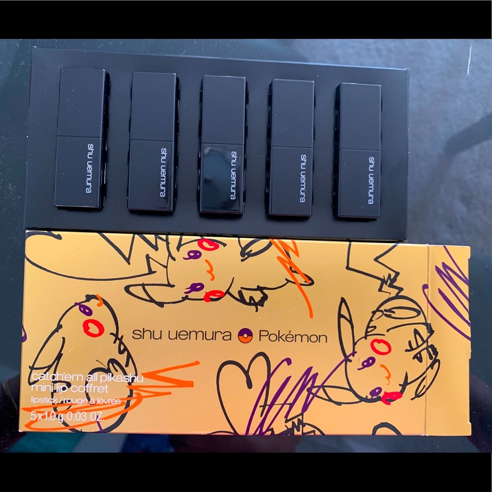Shu Uemura Pokemon pikashu mini lip coffret